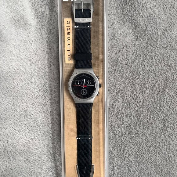 RARE SWATCH WATCH CHRONO TIME CUT TOO YCS1007 1998 - Picture 4 of 5